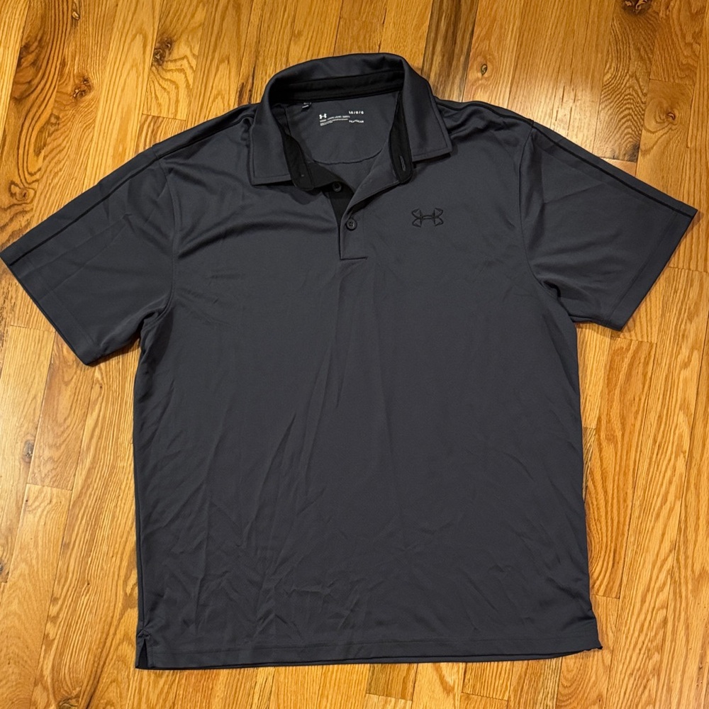 Men’s Under Armour Polo Shirt, grey, L